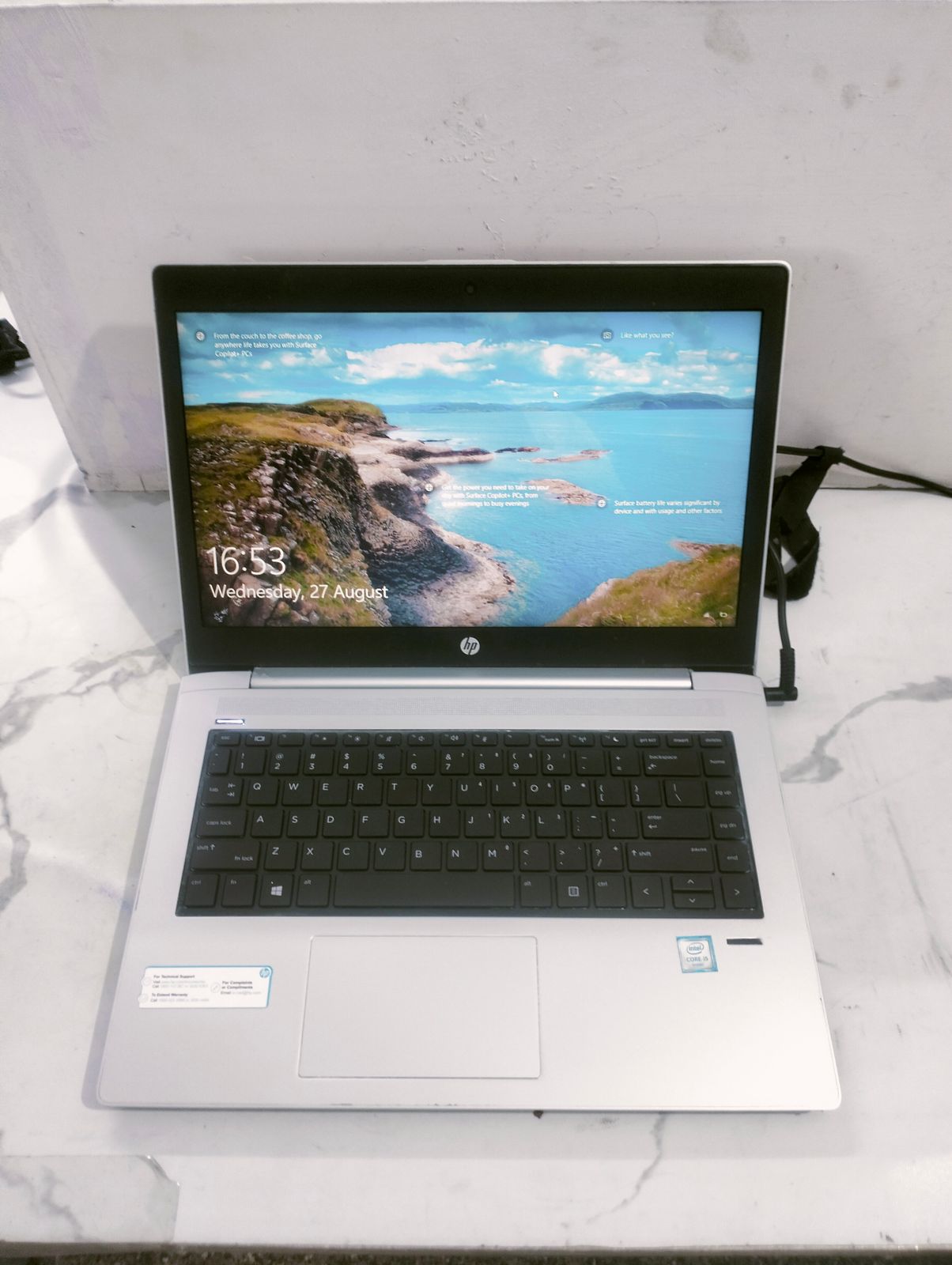 Refurbished HP ProBook 440 G5 Premium Laptop (Intel 8th gen i5-8250U , 8GB RAM, 256GB SSD, Wifi, Webcam, Windows 11 Pro)