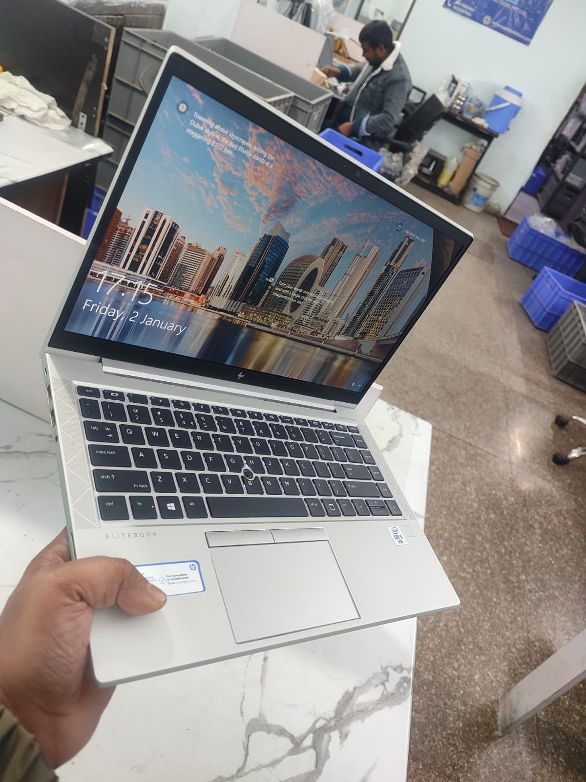 Refurbished HP EliteBook 840 G7 14" Laptop Intel Core i5 10th Gen RAM 16GB and SSD 512GB