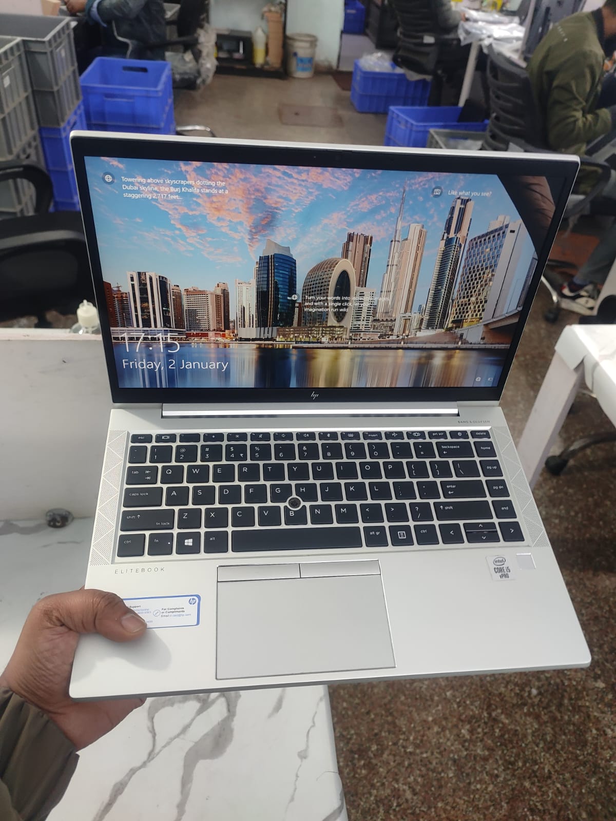 Refurbished HP EliteBook 840 G7 14" Laptop Intel Core i5 10th Gen RAM 16GB and SSD 512GB