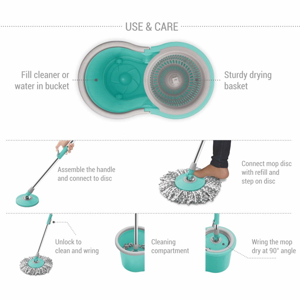 Wheely Spin Mop (Spotzero by Milton)