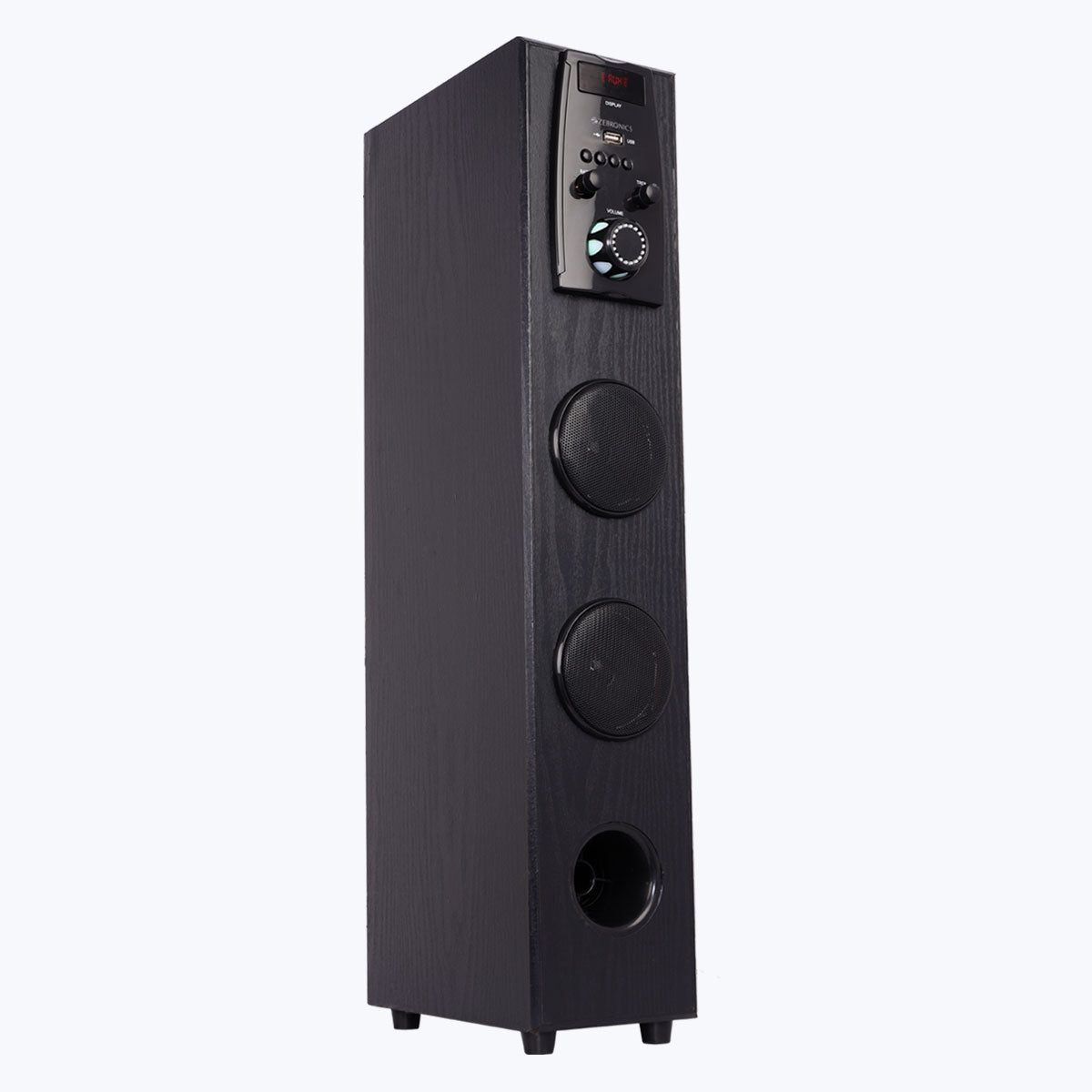Zebronics ZEB-Impact tower speaker angled view