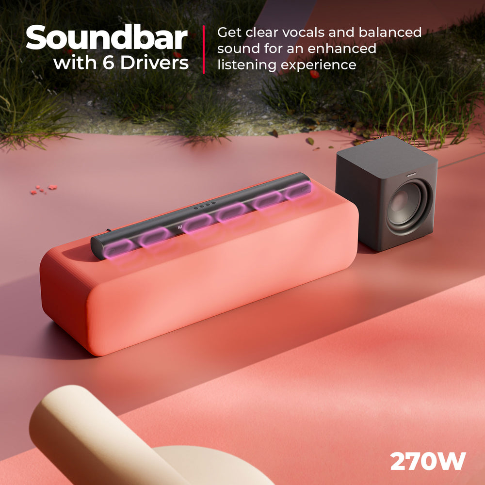 Zebronics ZEB-Juke Bar 9560 5.1 Heavy Bass Dolby Speaker