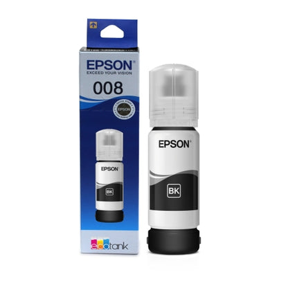 Epson 008 Black Ink Bottle T06G 127ml | Compatible with L15150 L15180 L6460 L6490 L6570 L6580 M15140 M15180