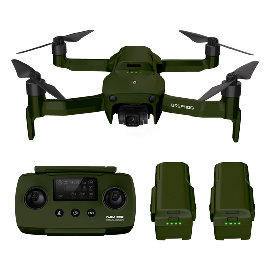 IZI Brephos Micro Drone – 4K60fps Professional Drone with 1” CMOS 48MP Camera, NightSight Ultra, 6X Zoom, Omni Obstacle Avoidance, 24Km Range, HDR 2.0, 3-Axis Gimbal