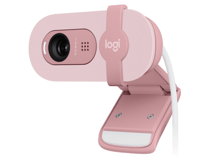 Logitech Brio 100 Full HD Webcam for Meetings and Streaming, Auto-Light Balance, Built-in Mic, Privacy Shutter, USB-A, for Microsoft Teams, Google Meet, Zoom and More- Graphite