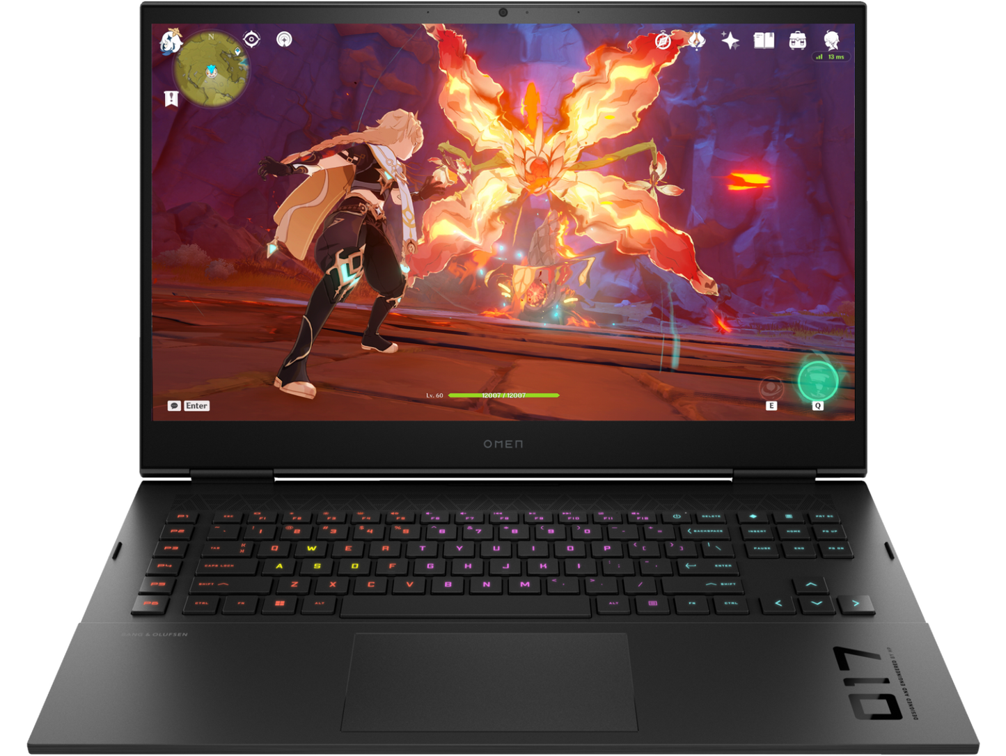 Refurbished HP OMEN BY HP LAPTOP 17-CK2004TX -7K4J9PA#ACJ-CORE I9- 13TH GEN 13900|32GB (2X16GB) DDR5 5600|1TB SSD|RTX 4080 12GB|17.3" QHD|SDB(SHADOW BLACK)