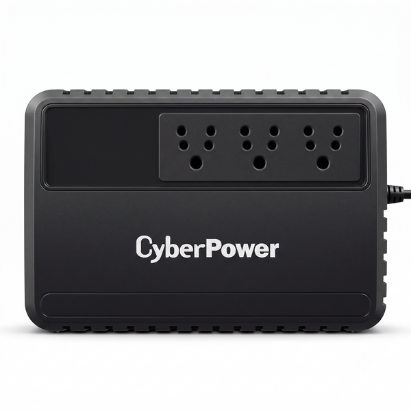 CyberPower BU600E 600VA/360W Line-Interactive UPS | Tower | 3 Outlets | AVR | BIS Certified