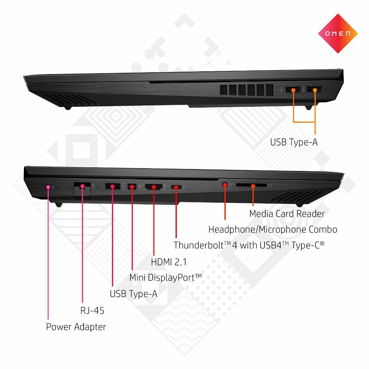 Refurbished HP OMEN by HP Laptop 17-cm2003TX - Core i7 13th Gen - 13700HX|16GB (2x8GB) DDR5 4800|1TB SSD|RTX 4060 8GB|OS|17.3" QHD|(Shadow black)