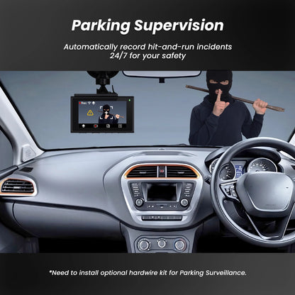 IZI DRIVE Plus 4K Dash Camera - Dual Channel, GPS, Night Vision