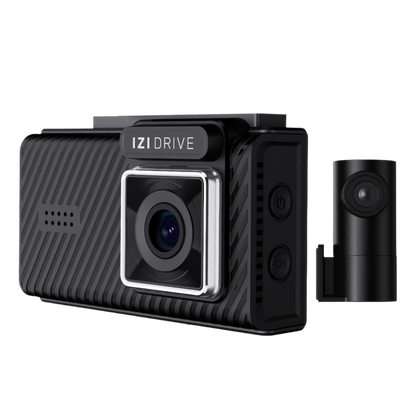 IZI DRIVE Plus 4K Dash Camera - Dual Channel, GPS, Night Vision