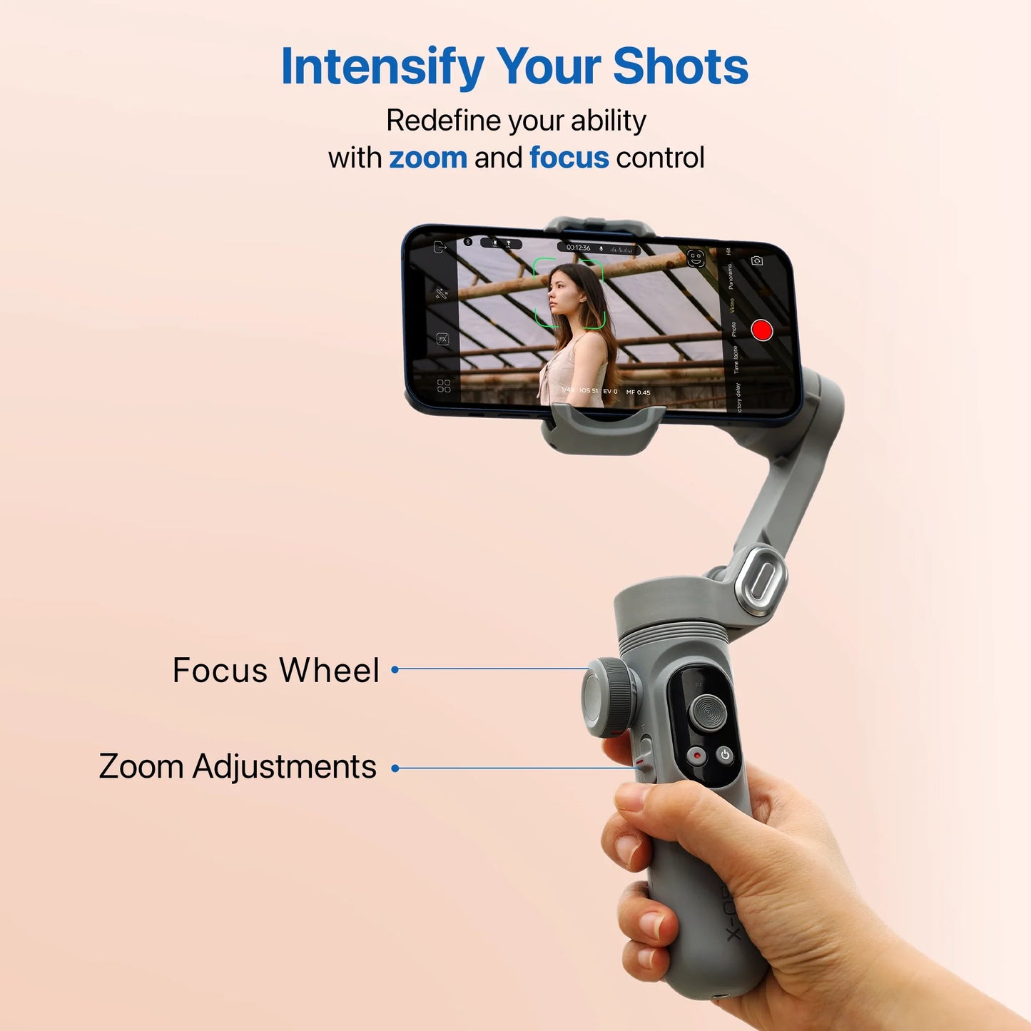 IZI GO-X 3-Axis Gimbal Online: OLED Display, LED Light, AI Tracking