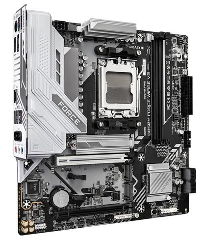 Gigabyte B850M FORCE WiFi 6E V2 AMD AM5 Micro-ATX Motherboard (DDR5, PCIe 5.0)