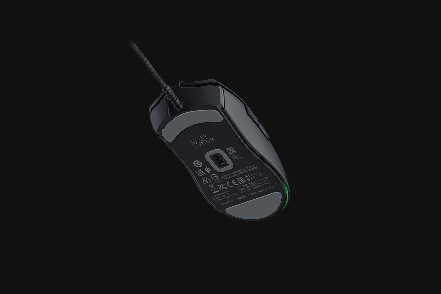 Razer Cobra Chroma RGB 58g Lightweight Design 8500 DPI Optical Sensor Wired Gaming Mouse- Black-RZ01-04650100-R3M1-MOUSE-RAZER-computerspace
