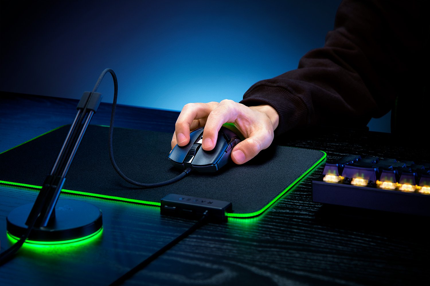Razer Cobra Chroma RGB 58g Lightweight Design 8500 DPI Optical Sensor Wired Gaming Mouse- Black-RZ01-04650100-R3M1-MOUSE-RAZER-computerspace
