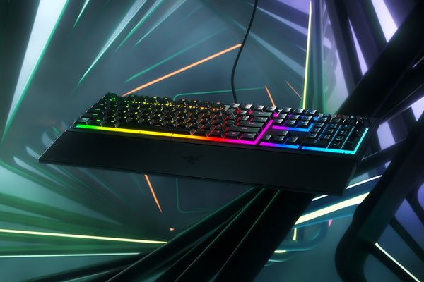 Razer Ornata V3 Tenkeyless - Low Profile Gaming Mechanical Membrane Wired Keyboard-Black-RZ03-04880100-R3M1