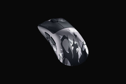 Razer DeathAdder V4 Pro NiKo Edition wireless esports gaming mouse, angled view