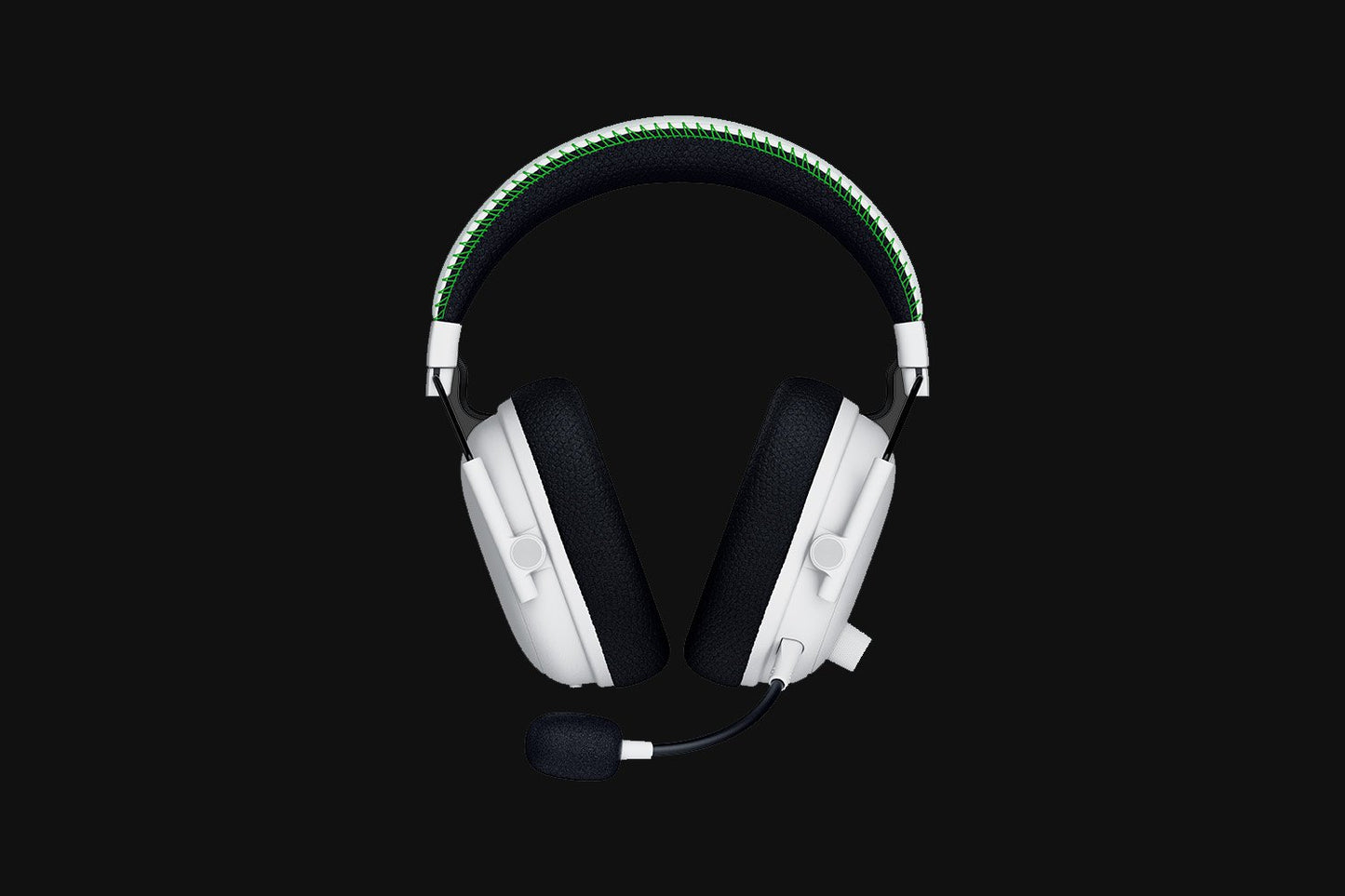 Razer BlackShark V3 Pro Xbox white wireless gaming headset, angled view