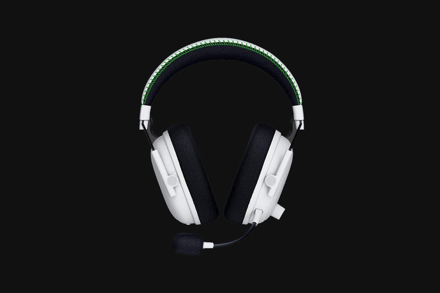 Razer BlackShark V3 Pro Xbox white wireless gaming headset, angled view