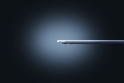 Razer Atlas Pro white glass gaming mouse mat shown at an angle