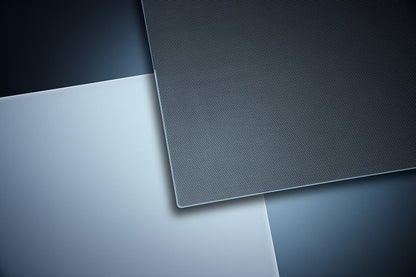 Razer Atlas Pro white glass gaming mouse mat on a desk gaming setup
