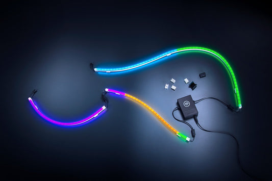 Razer Chroma Light Strip Expansion Kit addressable RGB LED strips for PC gaming setup