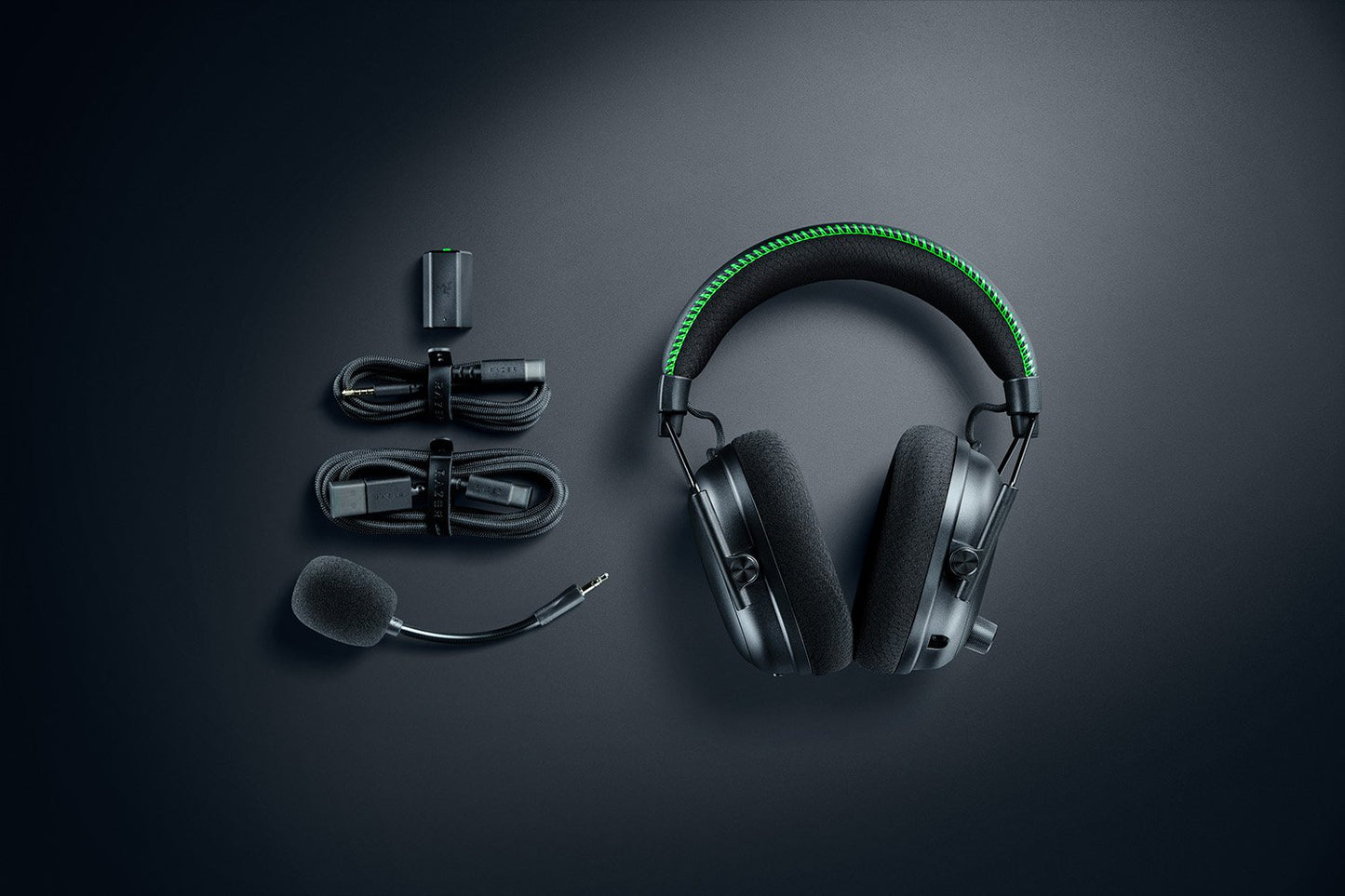 Razer BlackShark V3 Pro Xbox black wireless gaming headset, side view