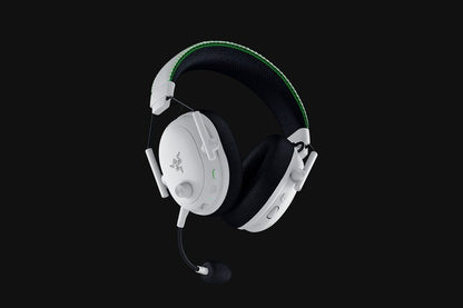 Razer BlackShark V3 Pro Xbox white wireless ANC gaming headset, front view