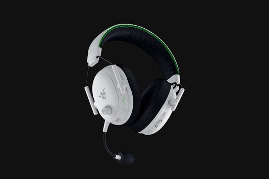 Razer BlackShark V3 Pro Xbox white wireless ANC gaming headset, front view
