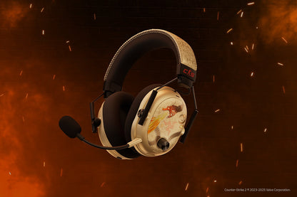 Razer BlackShark V3 Pro Counter-Strike 2 Edition wireless ANC gaming headset, front view