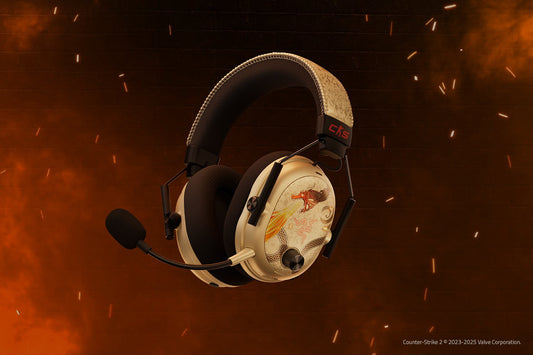 Razer BlackShark V3 Pro Counter-Strike 2 Edition wireless ANC gaming headset, front view