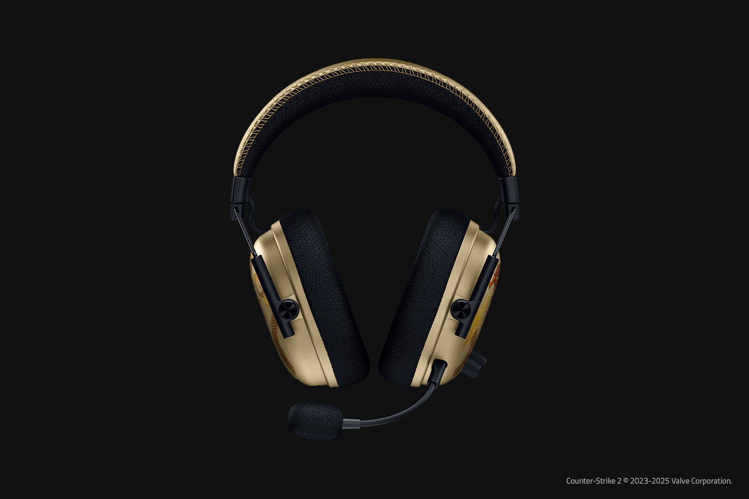 Razer BlackShark V3 Pro CS2 Edition headset with detachable full-band mic