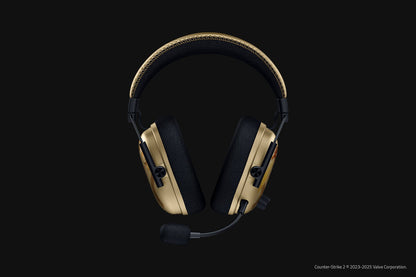 Razer BlackShark V3 Pro CS2 Edition headset with detachable full-band mic