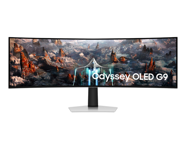 Samsung 49 inch (1.24 m) OLED G9 Gaming Monitor with 0.03ms GTG response time and 240Hz refresh screen - LS49CG930SWXXL