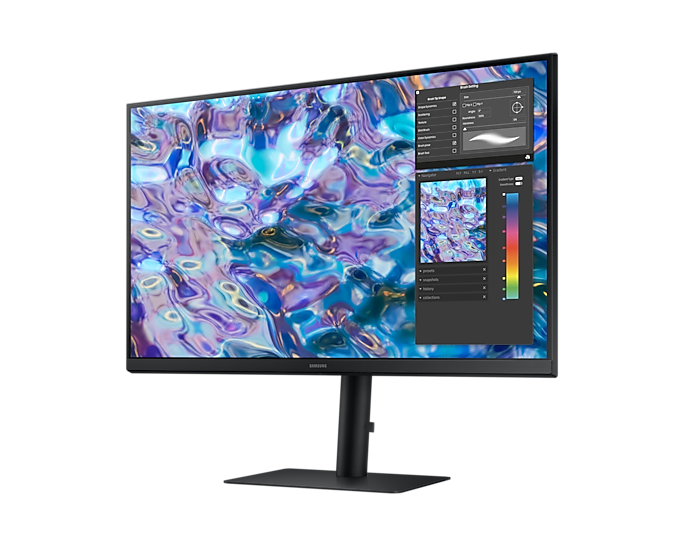 Samsung 68.5cm (27") QHD High Resolution Monitor with IPS Panel - 27B610-Monitor-SAMSUNG-computerspace