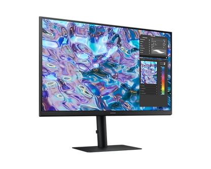 Samsung 68.5cm (27") QHD High Resolution Monitor with IPS Panel - 27B610-Monitor-SAMSUNG-computerspace