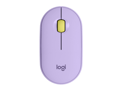 LOGITECH PEBBLE M350 Wireless Mouse-MOUSE-Logitech-Lavender Lemonade-computerspace