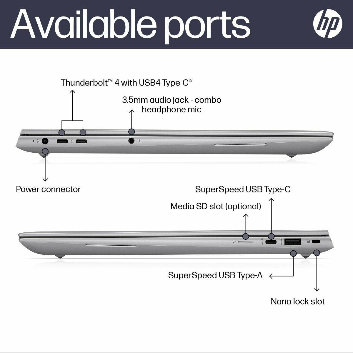 Refurbished HP Zbook Studio 16 Inch G10 Mobile Workstation Pc - Data Science (8L160PA)Processor: Intel® Core I7-13700H 5.0 Ghz /32GB/1TB SSD/Nvidia Geforce RTX 4070 8GB GDDR6/16"/Windows 11 Pro