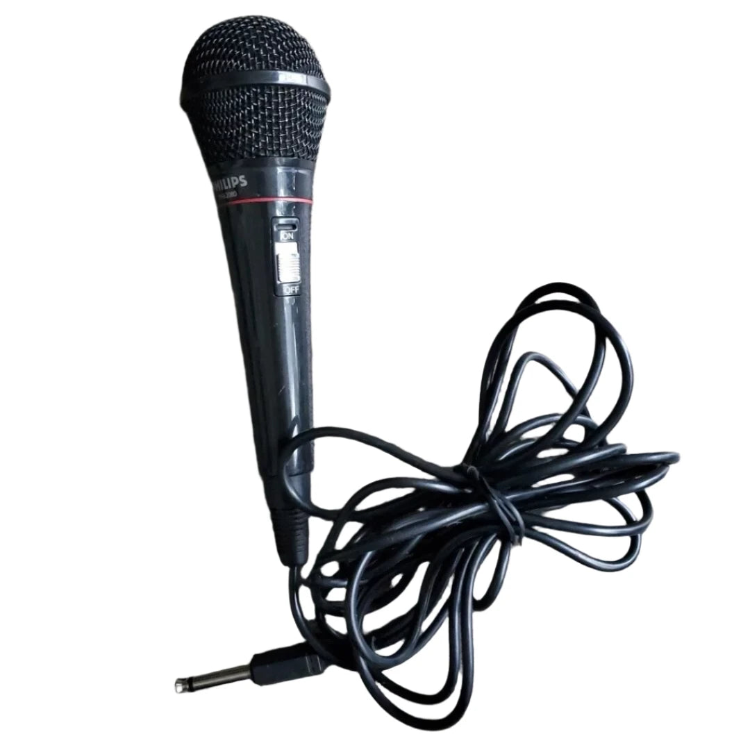 PHILIPS WDM-2402 6.5 Jack Wired Microphone (Black)