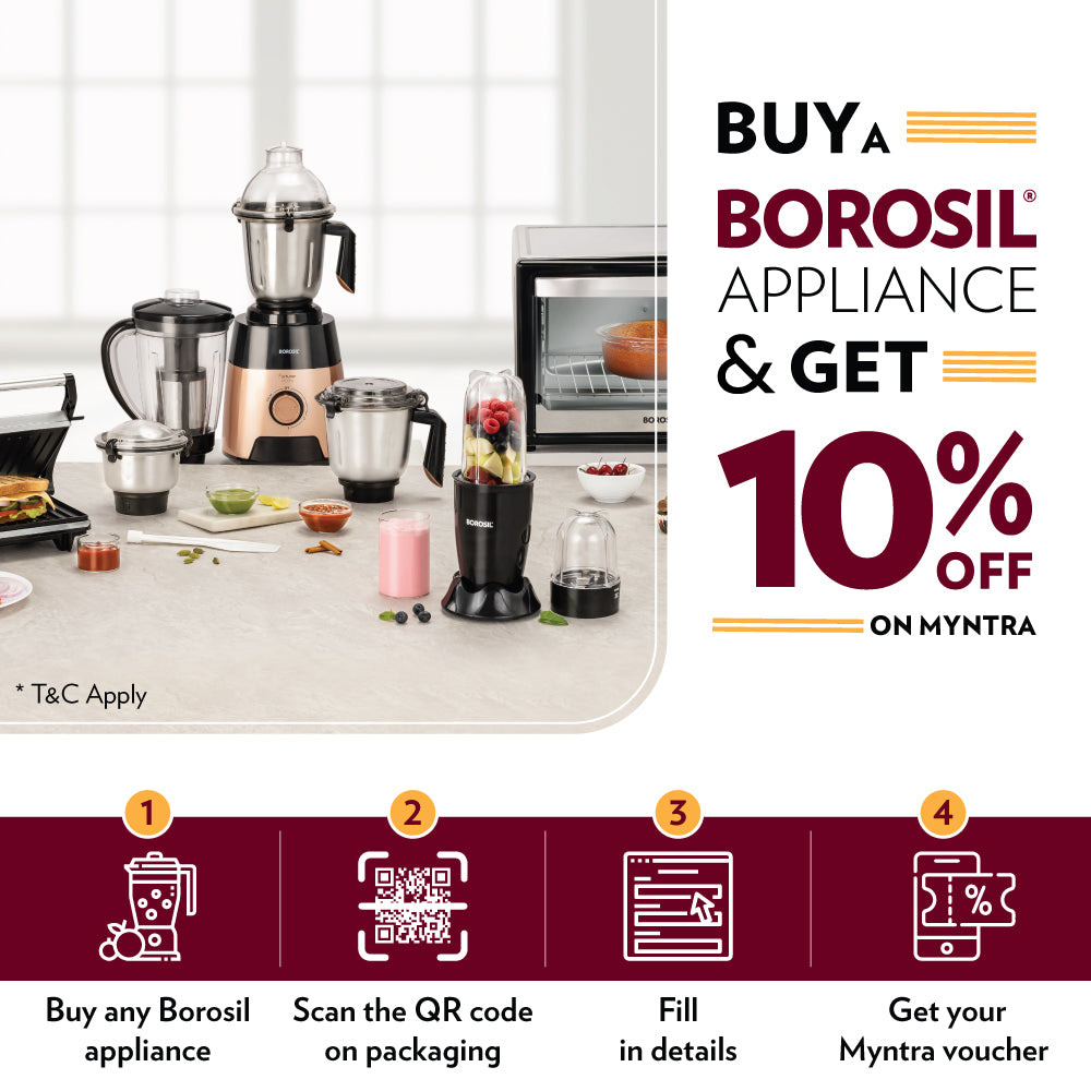 Borosil SmartKook PC13 Induction Cooktop 1400W – 7 Cooking Modes, Touch Control Glass Panel