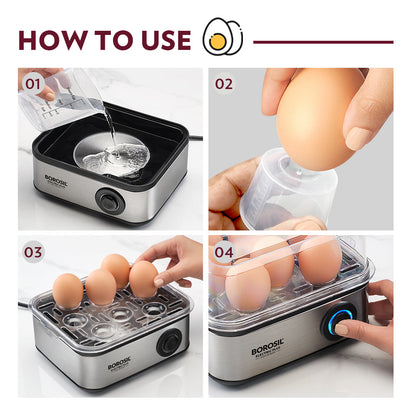 Borosil Electric Plus 8 Egg Boiler