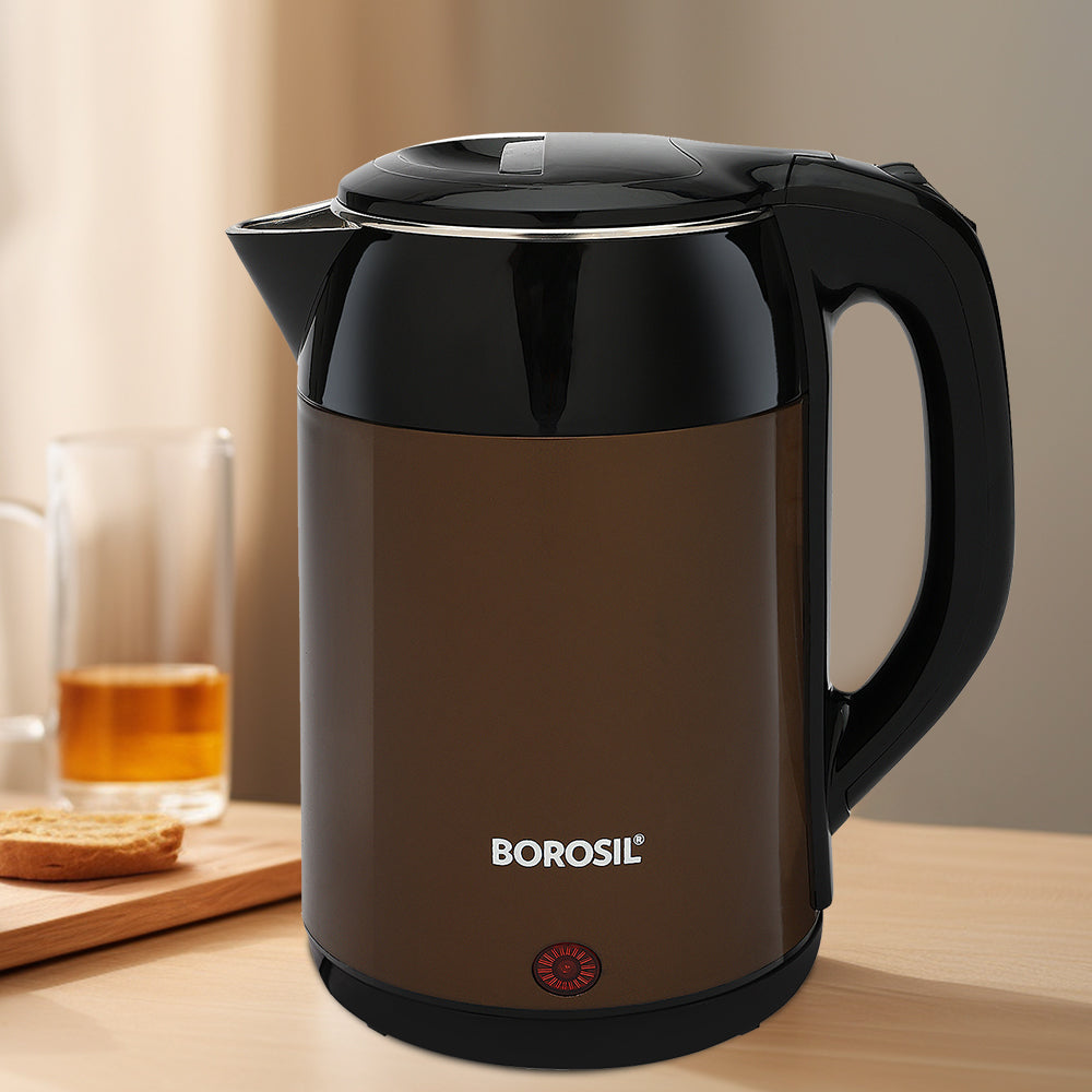 Computer Operated Kettle Borosil Cooltouch Electric Kettle Brown, 1.8L – Computerspace