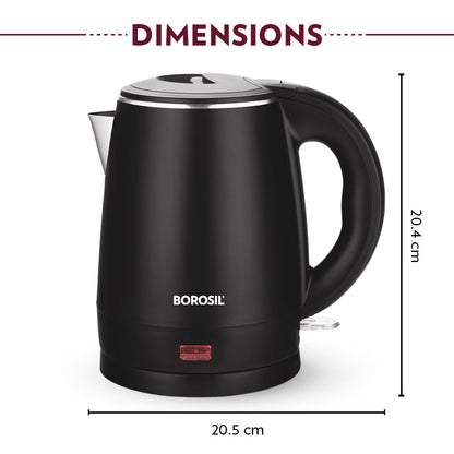 Borosil Cooltouch Electric Kettle, 1.2 L