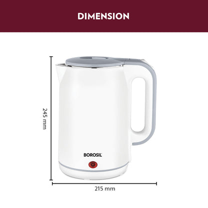 Borosil Cooltouch Electric Kettle, 1.8L
