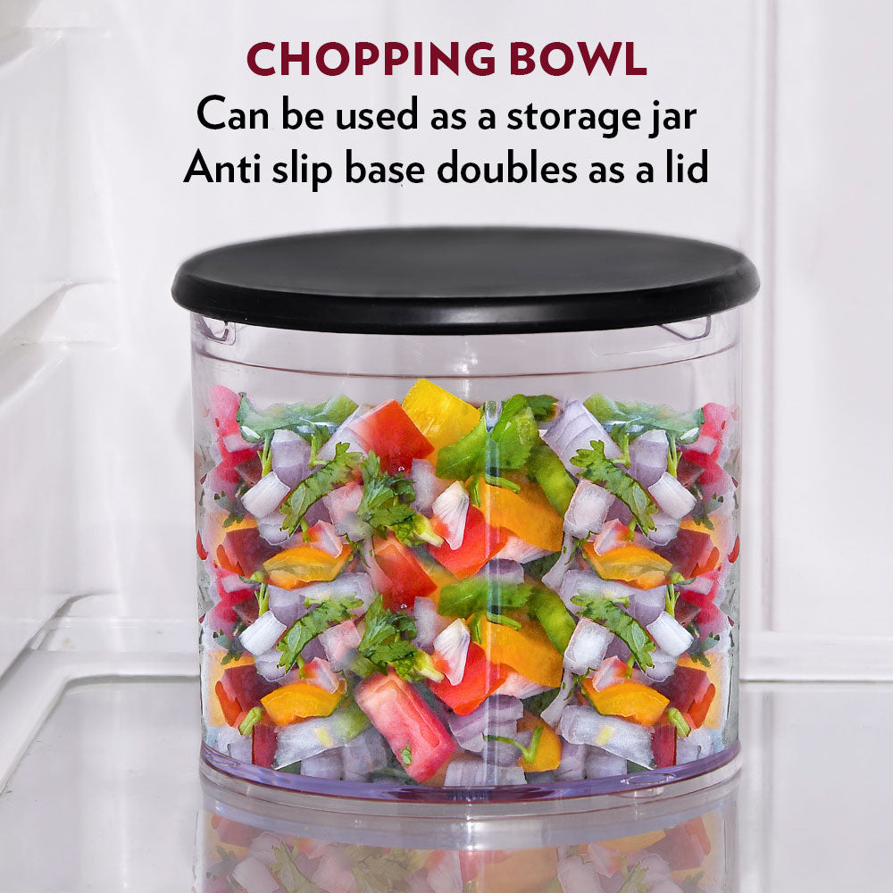 Borosil Chef Delite Chopper with 2 blade sets