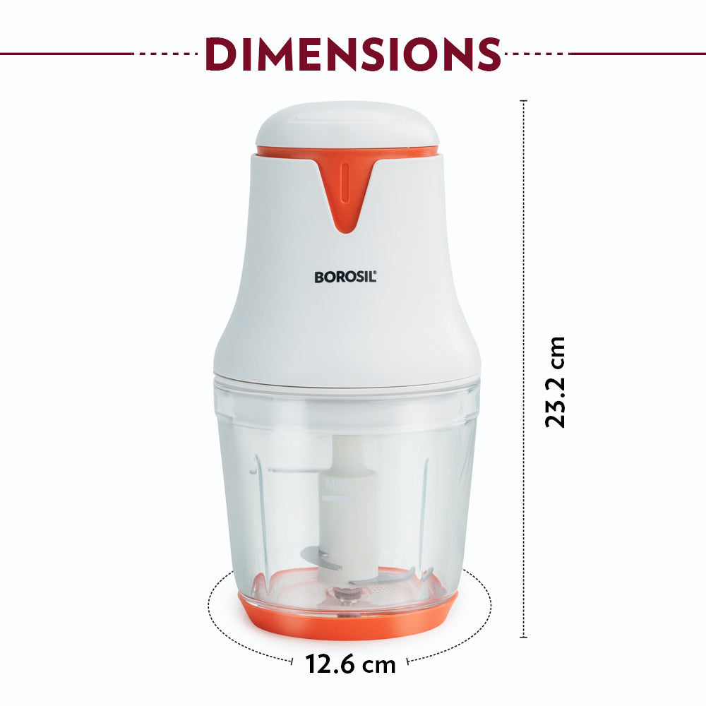 Borosil Chef Delite Glass Chopper