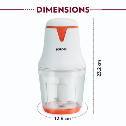 Borosil Chef Delite Glass Chopper