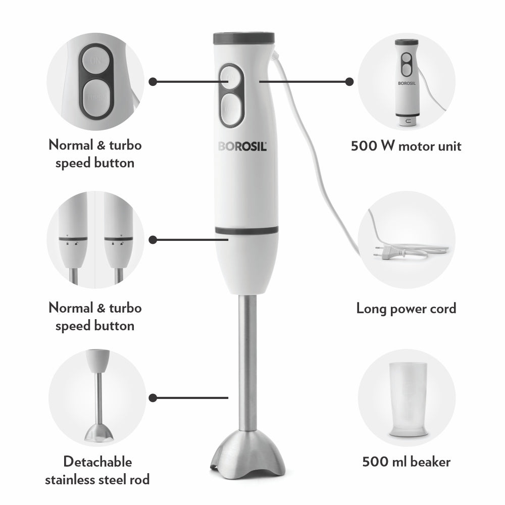 Borosil Masterblend Hand Blender SW21