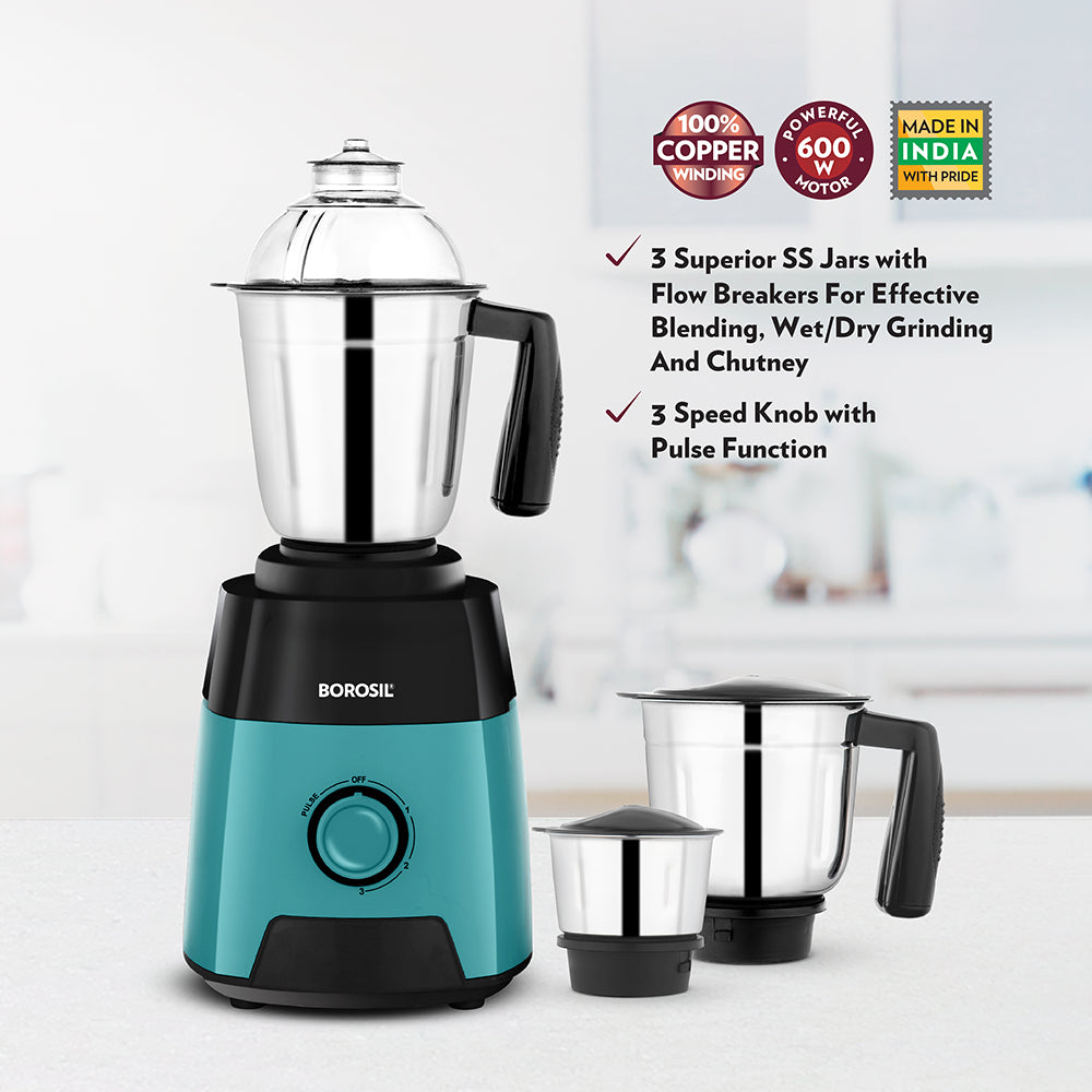Borosil Radiant Mixer Grinder W17