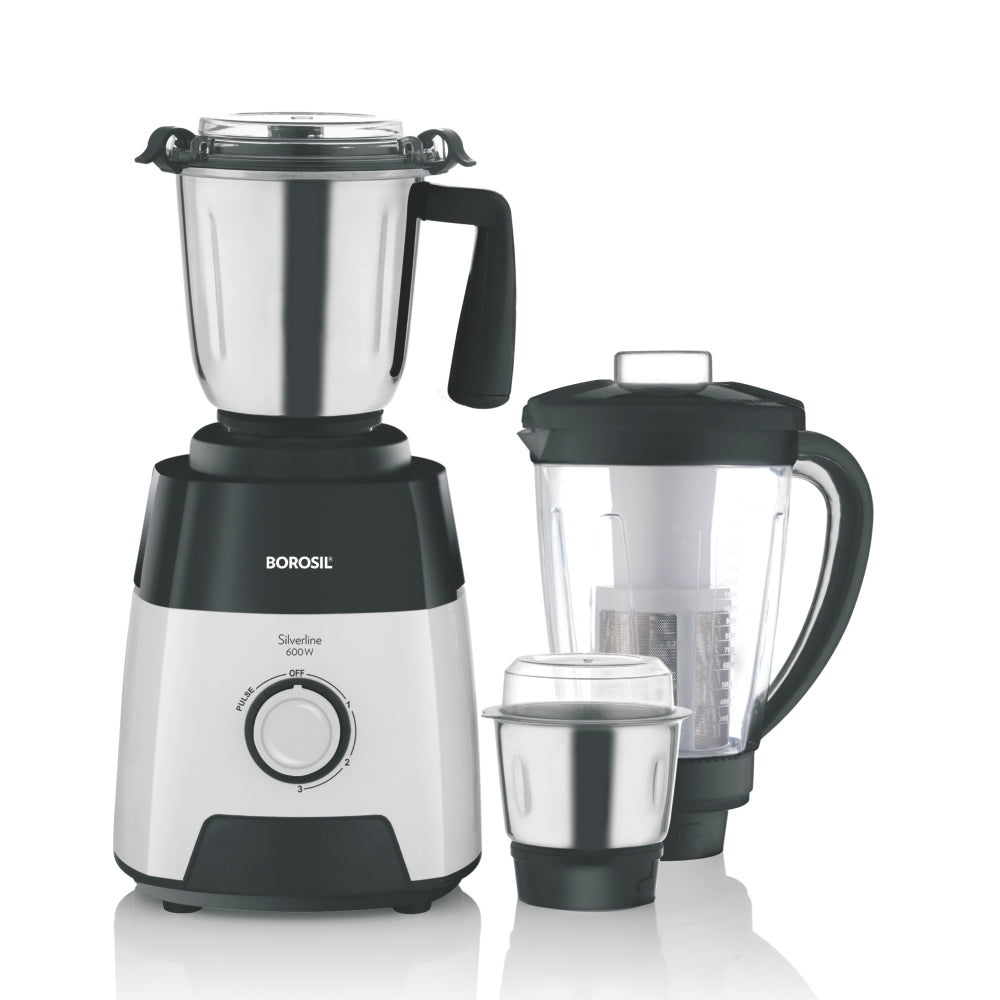 Borosil Silverline Mixer-Grinder W15