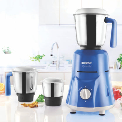 Borosil Star Mixer Grinder - Blue